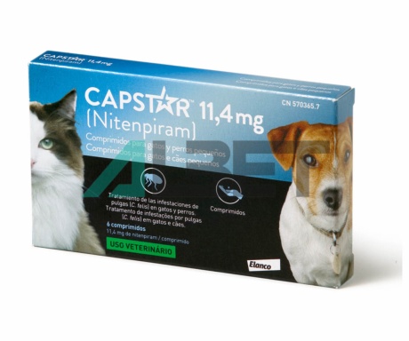 Comprimidos antipulgas para perros y gatos, marca Elanco