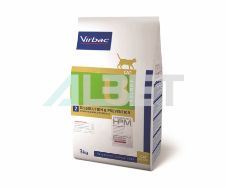 U2-Cat Urology Dissolution & Prevention, pienso para gatos con cálculos urinarios, marca Virbac