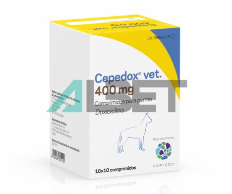Cepedox Vet, antibiótico en comprimidos para perros y gatos, Chemical Iberica