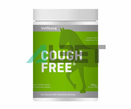 Cough Free, suplement dietètic cavalls, marca Vetnova