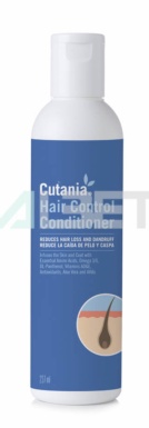 Cutania Hair Control Conditioner 236ml acondicionador dermatológico para reducir la muda, alopecias y descamación para gatos y perros