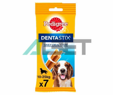 Dentastix, snacks antisarro para perros medianos, marca Pedigree