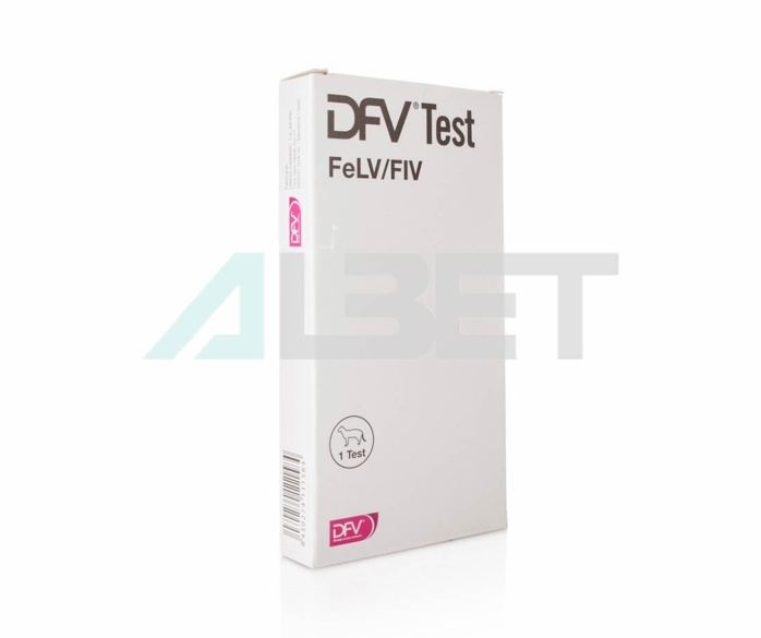 Test sanguini per leucèmia i immunodeficiència felina, marca DFV