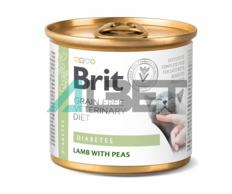 Latas de comida para gatos diabéticos, marca Brit