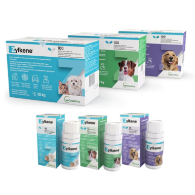 Zylkene tranquilizante natural para gatos y perros, marca Vetoquinol
