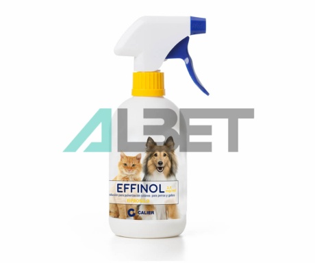 Spray antiparasitario perros gatos, marca Calier