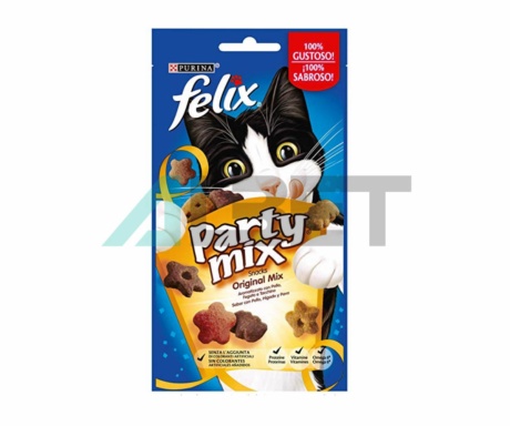 Snacks per gats, marca Felix Nestlé Purina