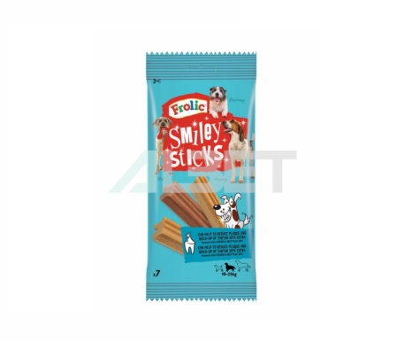 Frolic Smiley Sticks, snacks dentales en sticks para perros, marca Pedigree