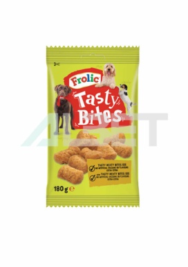 Frolic Tasty bites en mossets tous per gossos, marca Pedigree