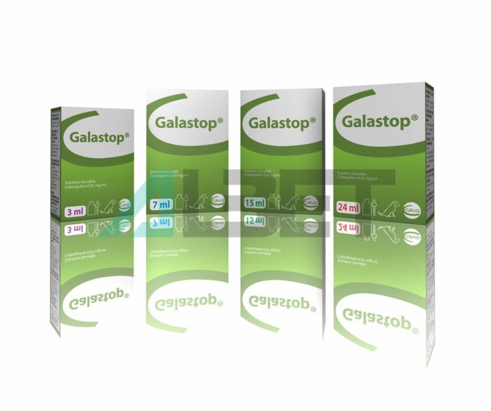 Galastop suspensió oral per la pseudogestació i supressió de la llet en gosses