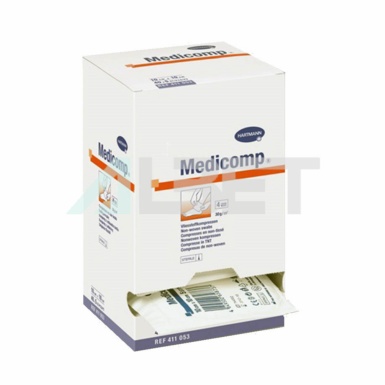 Medicomp Gasa estéril, compresas estériles suaves y absorventes para animales, de la marca Hartmann