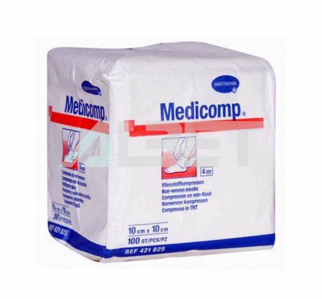 Medicomp Gasa No estéril, compresa de celulosa y poliester para animales, de la marca Hartmann