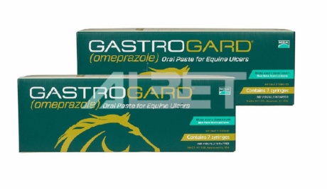 Gastrogard, omeprazol en jeringas para úlceras gástricas en caballos