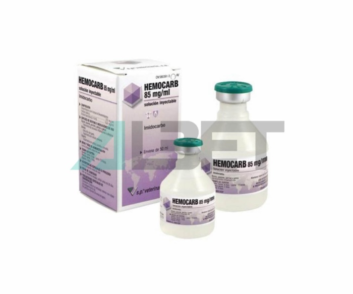 Imidocarb antiparasitari injectable, laboratori SP Veterinaria