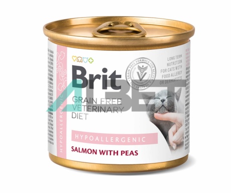 Menjar per gats amb intoleràncies alimentàries, marca Brit