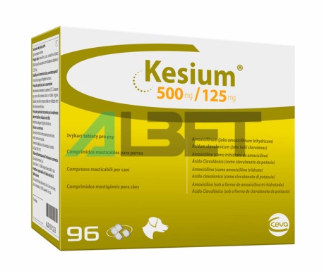 Kesium antibiòtic oral en comprimits per gats i gossos, laboratorio Ceva