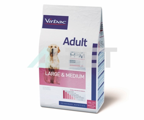 Adult Dog Large & Medium, pienso para perros adultos pequeños, marca Virbac