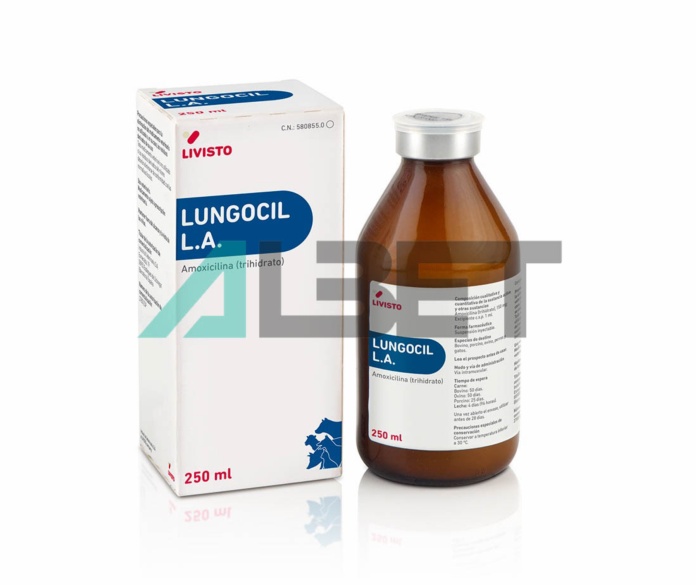 Amoxicil·lina antibiòtic injectable, marca Livisto