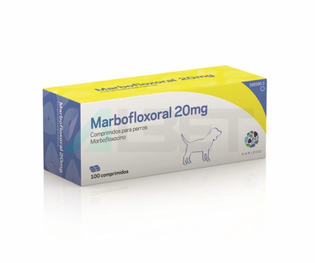 Marbofloxoral, antibiotico oral para perros, laboratorio Karizoo