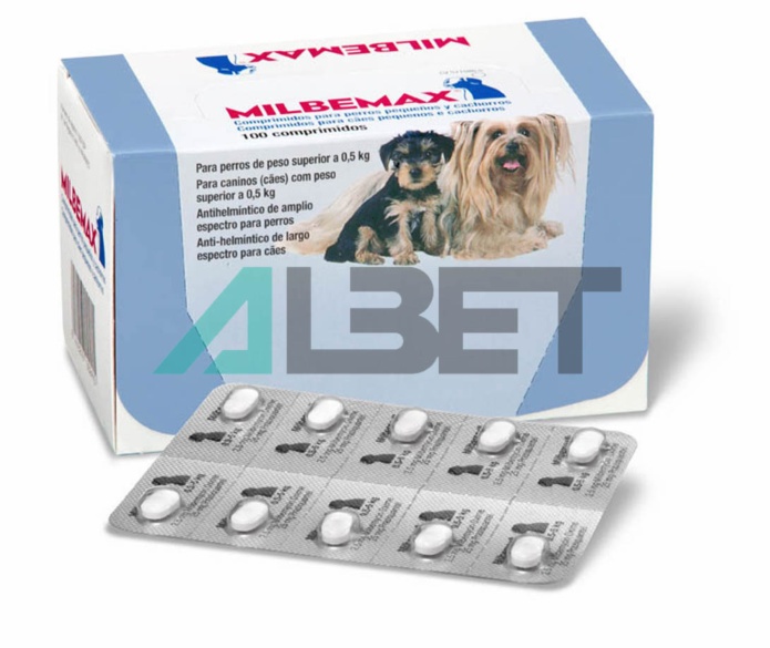 Milbemax, antiparasitario interno para perros pequeños, laboratorio Elanco