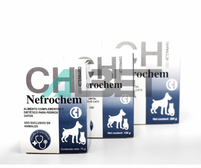 Nefrochem, suplemento renal para gatos y perros, Chemical Iberica