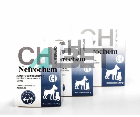 Nefrochem, suplemento renal para gatos y perros, Chemical Iberica