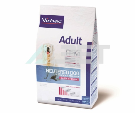Adult Neutered Dog Large & Medium , pinso per gossos adults esterilitzats, marca Virbac