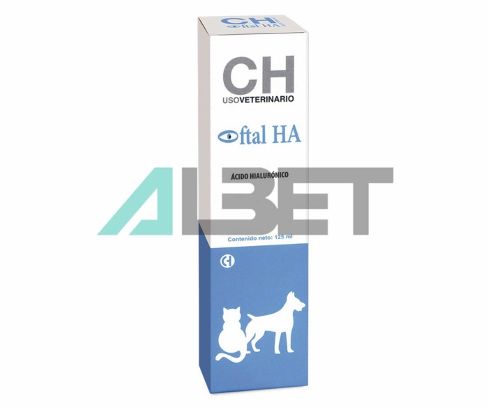 Oftal HA, solución de lavado de ojos para perros y gatos , Chemical Iberica