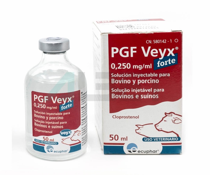 PGR veyx Forte 50ml inyetable para cerdos y bovinos