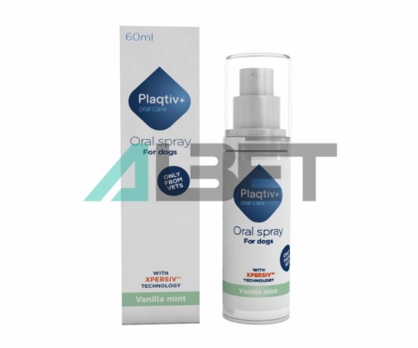 Plaqtiv + Spray Oral higiènic per gossos, laboratori cuphar