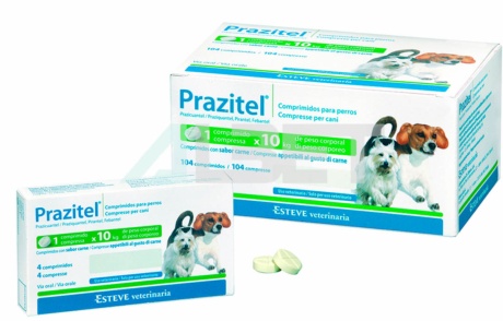 Comprimidos parásitos intestinales para perros, laboratorio Ecuphar