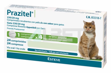 Comprimidos antiparasitarios para gatos, laboratorio Ecuphar