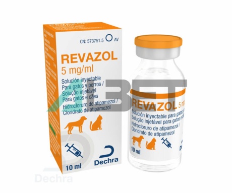 Revazol, reversor de anestésicos para animales, marca Dechra