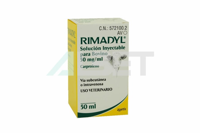Rimadyl 50mg/ml antiinflamatorio y analgésico inyectable