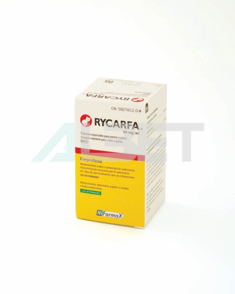 Rycarfa, antiinflamatorio y analgésico inyectable para gatos y perros, Hifarmax