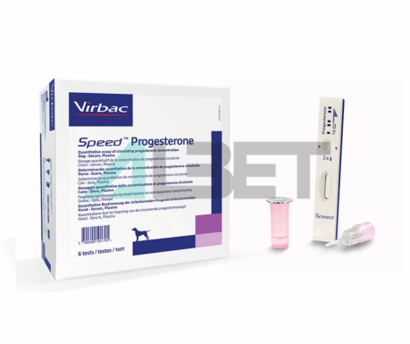 Test para detectar progesterona en perras, marca Virbac