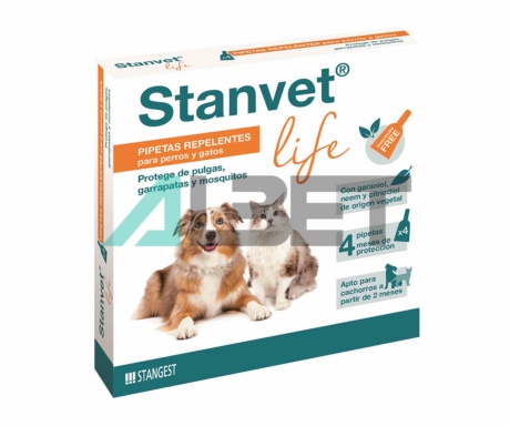 Pipetas antiparasitarias naturales para gatos y perros, marca Stangest