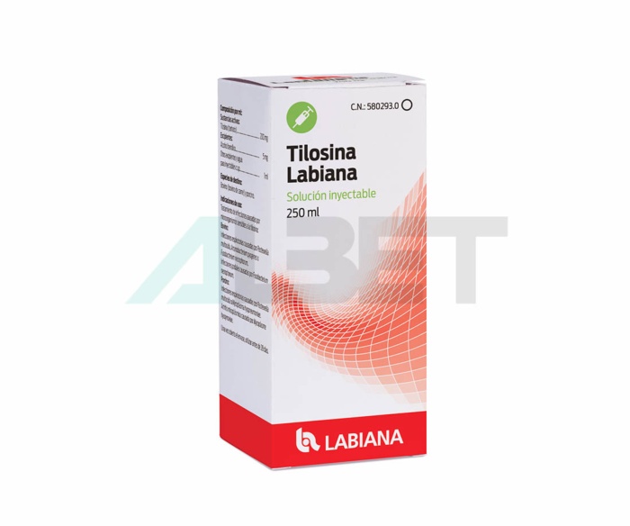 Antibiótico inyectable para cerdos y vacas, tilosina marca Labiana