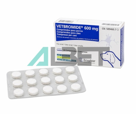 Vetbromide, antiepiléptico para perros, laboratorio Ecuphar