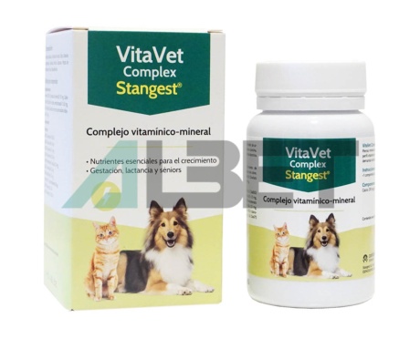 Vitavet, suplement vitamínic i mineral per animals, laboratori Stangest