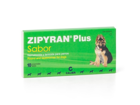 Zipyran, antiparasitario en comprimidos para gatos y perros, laboratorio Calier