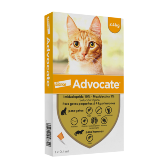 advocate gato Pipetas antiparasitarias