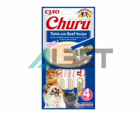 Receta Atun Buey Churu, snacks naturales para gatos