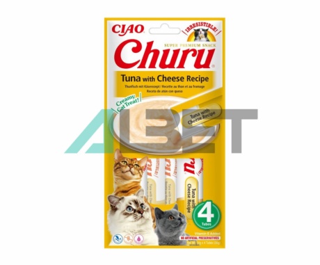 Receta Atun Queso Churu, snacks naturals per gats