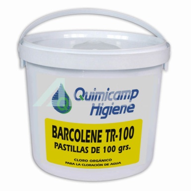 Barcolene TR-100 pastilles de clor per la cloració de l'aigua