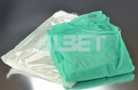 Bata verda Impermeable Standard Esteril 