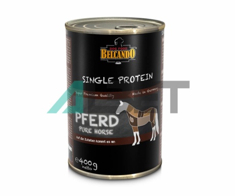 Llaunes d'aliment sense cereals per gossos, marca Belcando