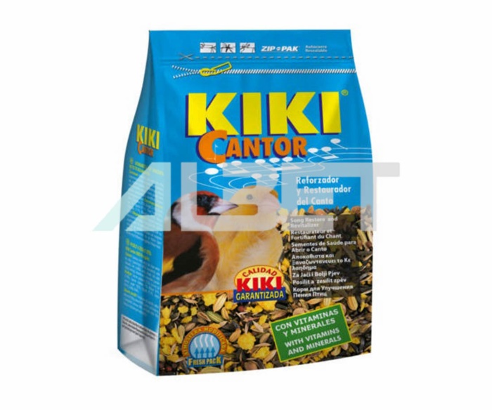 Kiki Cantor, comida estimulante y tonificante para pájaros de jaula tras la muda