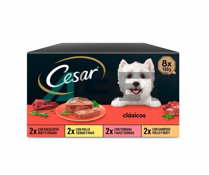 Cesar Clásicos tarrinas de comida para perros