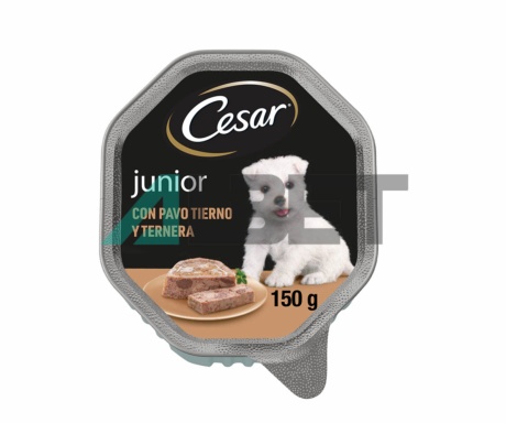 Tarrinas de comida húmeda para cachorros, marca Cesar 